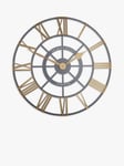 Thomas Kent Evening Star Roman Numeral Skeleton Wall Clock, 61cm