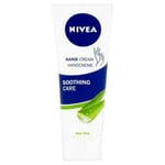 Nivea Hand Cream Soothing Care Moisturising Dry Skincare Aloe Vera 75ml