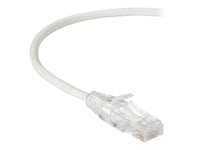 Black Box Slim-Net - Patch-Kabel - Rj-45 (Hane) Till Rj-45 (Hane) - 1.22 M - Utp - Cat 6 - Startad, Formpressad, Tvinnad - Vit