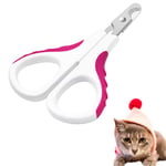 Qazxsw Pet Nail Clippers for Small Animals,Cat Nail Clippers Claw Trimmer for Home Grooming Kit Non-Slip
