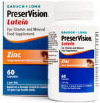 Preservision Lutein by Bausch + Lomb, Lutein, Zinc, Copper and Vitamin C and E, 