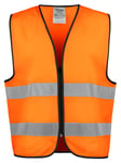 ProJob 6709 Vest En Iso 20471 Klasse 2 Oransje/Svart One Size