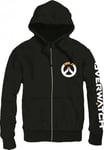 Overwatch Logo Hoodie Svart (X-Large)