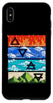 Coque pour iPhone XS Max Feu Eau Air Terre Quatre Éléments Grecs 4 Nature