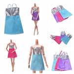 Braces Skirt For Barbie Doll Polka Dot Dress Fashion Cloth