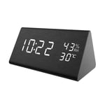 XII Digital Clock LED Time Display Bordklokke KXD0099 - Unisex - Digitalt/Smartwatch - Wood