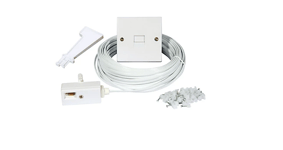 Philex Telephone Extension Kit 30m IDC Connections White 1986730, 1986730/04