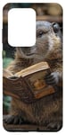 Galaxy S20 Ultra Groundhog Reading Book Case