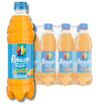 Rubicon 12 Pack Sparkling Mango Flavoured Fizzy Drink with Real Fruit Juice, Handpicked Fruits for a Temptingly Intense Taste "Made of Different Stuff" - 12 x 500ml Bottles
