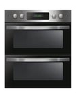 Candy Fci7D405X Built In Double Oven With Easy Clean Enamel - Black Glass With Stainless Steel - Oven Only