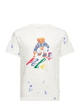 Polo Bear Cotton Jersey Tee Tops T-shirts Short-sleeved White Ralph Lauren Kids