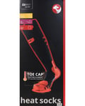 Lenz Heat Sock 5.0 Toe Cap Black/White/Red (Storlek 35-38)