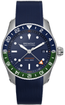 Bremont Watch Supermarine S302 GMT Blue Rubber