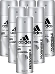 6 x Adidas 48H Anti Marks Antiperspirant  Spray 150ml - Pro Invisible Clear Perf