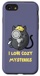 iPhone SE (2020) / 7 / 8 I Love Cozy Mysteries | Cute Cat Cozy Mystery Cat Detective Case