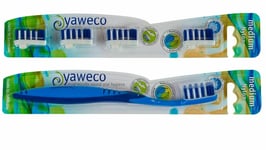 Yaweco Nylon Medium Toothbrush and Replacement Heads