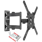 Ergosolid Tilt and Swivel TV Wall Mount for 32-55 Inch Television Suitable for 4K UHD LED LCD VESA Max 400×400mm Screen