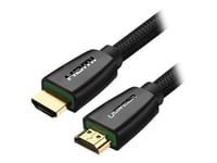 Ugreen - Hög Hastighet - Hdmi-Kabel Med Ethernet - Hdmi Hona Till Hdmi Hane - 1.5 M - Stöd För 4K (4096 X 2160)