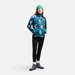 Regatta Orla Kiely Printed Baffled Jacket Elm Leaves Teal, Size: 18