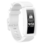 Fitbit Inspire / Inspire HR silicone watch band - White