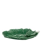 Bordallo Pinheiro - Cabbage serveringsfat kålblad 28x20 cm grønn