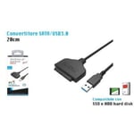 Trade Shop - Converter Cable Adapter Sata Usb 3.0 20cm Ssd Hdd Hard Disk Maxtech Sa-u3.0