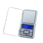 HIGHKAS Digital Scales Precision Portable Mini Pocket Electronic Scale Jewelry Electronic Scale Mobile Phone Jewelry Scale Backlight 0.1G-500G_0.1G 1125 (Color : 100g 0.01g)