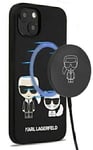 Karl Lagerfeld Silikone MagSafe Cover (iPhone 13 Pro Max) - Sort
