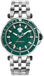 Versace VEAK00721 V Race Grøn/Stål Ø46 mm