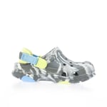 Girl's Shoes Crocs Kids All Terrain Marbled Slip on Clog in Multicolour