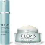 ELEMIS Pro-Collagen Night Cream 50Ml with Pro-Collagen Neck & Décolleté Balm 50M