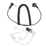 3.5mm Walkie Talkie Earphones Curve Single Ear Air Duct Headphones For Speak SLS
