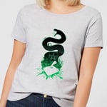 Harry Potter Basilisk Silhouette Women's T-Shirt - Grey - L - Grey