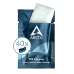 ARCTIC MX Cleaner (40 Pieces) - Thermal Paste Remover, Cleaning Wipes, 11.5 X 11