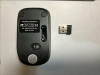 Black Wireless Small Keyboard & Mouse for Panasonic Viera TX-L50E6B LED Smart TV