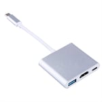 3 In 1 USB 3.1 Type C To USB 3.1 Digital Multiport Adapter With Charger