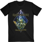 Iron Maiden Unisex Adult Live After Death Diamond T-Shirt - XXL