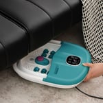Foot Spa Bath Massager with Heat Bubbles and Remote Control