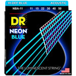 DR Strings NBA-11 Neon Blue (011-050) Custom Light