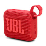 JBL Go 4 in Red - Portable Bluetooth Speaker Box Pro Sound, Deep Bass and Playtime Boost Function - Waterproof and Dustproof - 7 Hours Runtime