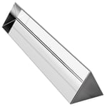 Kristall 6 tum optiskt glas triangulärt prisma för undervisning i ljusspektrum fysik och fotofotografering prisma, 150 mm[GL]