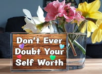 Positive Thoughts Fridge Magnet - Don't Ever Doubt Your - Mental Health Gift