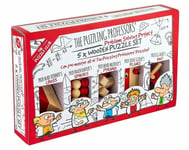 Professor Puzzle - 5-pack träpussel för barn