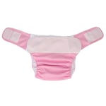 (Pink Size Waterproof Washable Adult Elderly Cloth Diapers Pocket SG5
