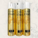 L'Oreal Hairspray by Elnett for Extra Strong Hold & Shine, 75 ml x 3