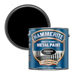 Hammerite Direct To Rust Metal Paint - Smooth Black - 2.5 Litre