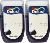Dulux Walls and Ceilings Tester Paint, Magnolia, 30 Ml (Pack of 2)