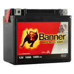 MC Batteri Banner Bike Bull YTX12-BS 51012 AGM