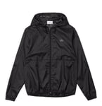 Lacoste Sport Mens Black Lightweight Rain Jacket Size FR 50/US M/ 41-42" Chest