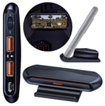 Baseus Gamo Mobile Game Adapter 2x USB HUB GA01 för tangentbord och mus - Svart (GMGA01-01)